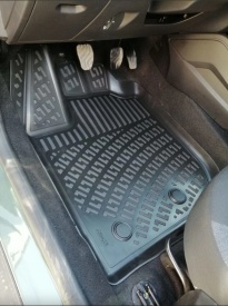 Set covorase auto cauciuc Dacia Duster III 2024->, forma tavita - Img 3