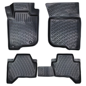 Set covorase auto cauciuc MITSUBISHI Pajero IV 2006-> forma tavita