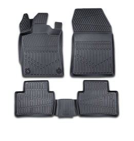 Set covorase auto cauciuc Peugeot 408 2023->, forma tavita 3D