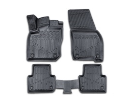 Set covorase auto cauciuc VW TIGUAN II 2023-> forma tavita 3D