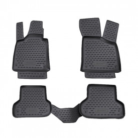 Set covorase auto tip tavita Audi A3 8P 2003-2012, culoare negru