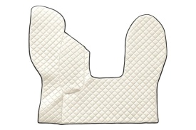 Set covorase camion, piele ecologica compatibil cu Daf CF 2013-> Crem AUTOMAT - Img 2