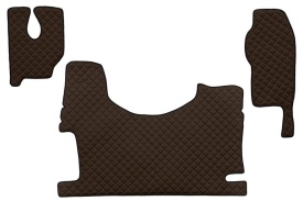 Set covorase camion, piele ecologica compatibil cu MERCEDES ACTROS MP2 / MP3 2008-> Maro AUTOMAT