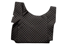 Set covorase camion, piele ecologica compatibil cu RENAULT T 2014-> Negru cusatura rosie - Img 3
