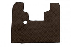 Set covorase camion, piele ecologica compatibil cu SCANIA R 1995-2005 Maro, MANUALA - Img 3