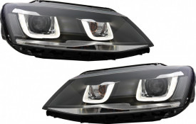 Set faruri 3D LED compatibil cu VW Jetta Mk6 VI 2011-2017 GTI U Bi-Xenon Design - Img 8