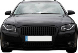 Set Faruri LED DRL compatibil cu Audi A4 B7 2004-2008 DAYLIGHT Negru - Img 6