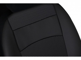 Set huse auto pentru scaune compatibile cu Audi Q5 2008-2015, piele ecologica cu textil - Img 3