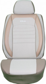 Set huse auto pentru scaune compatibile FORD CUSTOM 2012-> 2+1 locuri, material textil crem, Lichidare stoc