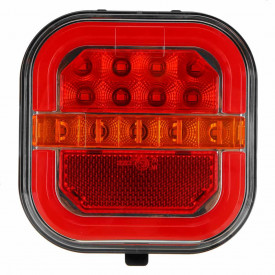 Set Lampi fara cablu cu 4 functii cu priza si magnet, 12/24v, WIRELESS, peridoc , remorcuta - Img 3