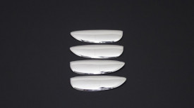Set ornamente cromate manere portiere compatibile DACIA LOGAN 2004-2012, LOGAN MCV 2006-2013 - Img 1
