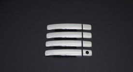 Set ornamente cromate manere portiere compatibile Nissan Qashqai, Qashqai +2 2007-2013, pentru masinile fara Ikey