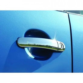 Set ornamente cromate manere portiere compatibile VW BORA 1998-2005, VW POLO 2001-2009 - Img 3