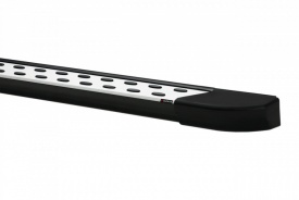 Set praguri laterale din aluminiu cu suporti compatibil VW T5, T6, T7 caroserie scurta 2003->, TrimLine Alu Design - Img 5