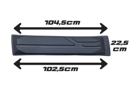 Set Protectii laterale pentru usi compatibile Mitsubishi L200 2007-2014, plastic ABS - Img 8