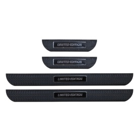 Set protectii praguri ornamente universale Limited Edition 48.5 cm x 4.5 cm, negru cu crom - Img 4