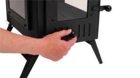 Soba pentru camping, cort Robens Hunter Stove, cu suprafata de gatit si burlan - Img 8