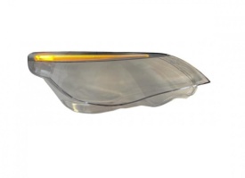 Sticla far stanga BMW Seria 5 E60/E61 2004-2007, parte montare dreapta, far cu halogen