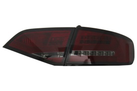 Stopuri LED compatibil cu AUDI A4 B8 Sedan Limousine 2008-2011 Rosu Fumuriu - Img 7