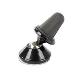 Suport telefon magnetic, prindere la ventilatie, rotatie 360 grade, culoare argintiu - Img 2