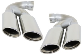Tobe Ornamente compatibil cu sistemul de evacuare compatibil cu VW Touareg 7P 7L 2002-2018 W12 Design