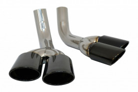 Tobe Ornamente Evacuare compatibil cu Mercedes G-Class W463 G500 G55 G63 G65 1998-> Negru