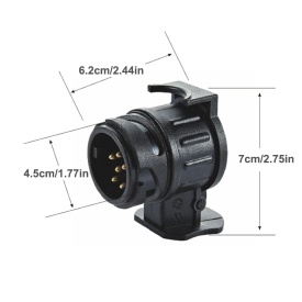 Adaptor pentru mufa de remorca de la 13 pini la 7 pini 12V - Img 3