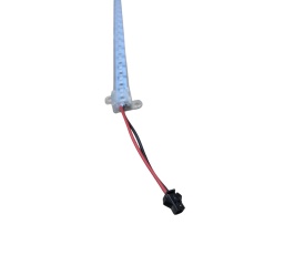 Banda bagheta LED rigida, carcasa plastic 100 cm, albastru 12V - Img 3