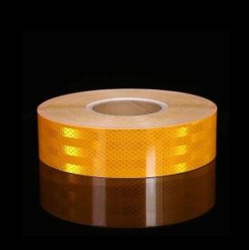 Banda reflectorizanta galbena tip fagure 5cm x 1 m omologata UE - Img 6