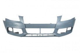 Bara auto fata compatibil cu AUDI A4 B8 2007-2011 cu gauri pentru lampa de ceata, cu gauri pentru spalator de faruri