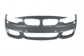 Bara auto fata compatibil cu BMW Seria 4 F32 F33 2013-2020, M-Paket, cu gauri pentru spalator de faruri, cu gauri pentru senzorii de parcare, cu gaura pentru camera