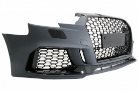 Bara Fata compatibil cu Audi A3 8V Facelift Sedan Cabrio 2016-2019 RS3 Design Negru Lucios - Img 8