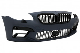 Bara Fata cu Grila Centrala tuning compatibil cu BMW Seria 5 F10 F11 2011-2017 M5 2020 Design - Img 2