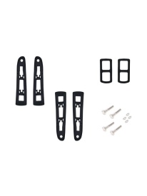 Bare longitudinale, toros compatibil Renault Kangoo 2008-2021, caroserie Maxy culoare Negru - Img 2