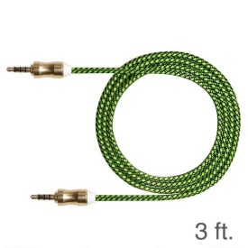 Cablu audio auxiliar stereo, mufa jack 3,5 mm pentru telefon auto, lungime 90 cm, Lichidare Stoc! - Img 3