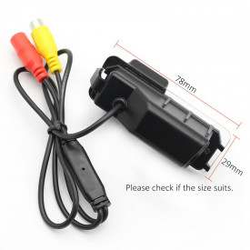 Camera marsarier HD, unghi 170 grade cu StarLight Night Vision pentru VW Golf 6, Golf 7, Passat B7, Amarok, Polo 5 - Img 2