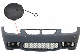Capac Carlig Bara Fata compatibil cu BMW Seria 3 E90 E91 2004-2011 E92 E93 M3 (2006-2009) M3 Design - Img 2