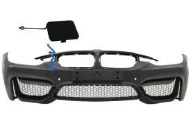 Capac Carlig compatibil cu Bara Fata M4 Design BMW Seria 3 F30 F31 2011-2018 - Img 1