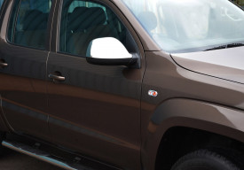 Capace cromate de oglinda compatibil VW T5 Transporter / Caravelle / Multivan 2010-2015, T6 2015-2020 plastic ABS - Img 7