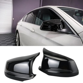 Capace oglinda compatibile cu BMW seria 5 F10 2010-2013, Seria 6 2009-2013, Negru lucios M Design, prindere cu clipsuri PRODUS DETERIORAT - Img 3