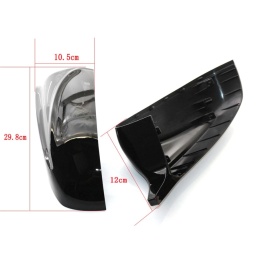 Capace oglinda compatibile cu BMW X5 E70 2007-2014, X6 E71 2008-2014 Negru lucios M-Design, cu clipsuri, inlocuiesc capacele originale - Img 7