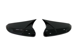 Capace oglinda compatibile cu Honda Civic FE 2022-> Negru lucios BATMAN style