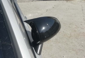 Capace oglinda compatibile cu Opel Corsa D E 2006-2019 Negru lucios Batman Style - Img 3