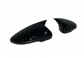 Capace oglinda compatibile cu VW Golf 6 VI Hatchback Negru lucios Batman Style - Img 2