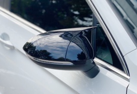 Capace oglinda compatibile cu VW Passat B8 2015-> Negru lucios Batman Style, Produs usor deteriorat! - Img 5