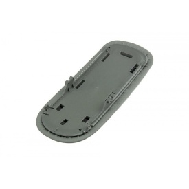 Clapeta capac cotiera cu buton compatibil Mini Cooper R50 2002-2006, culoare gri, material piele ecologica - Img 2
