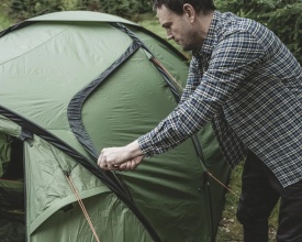 Cort camping tip cupola pentru 3 persoane, 360x200x130 cm, Easy Camp Tent Lomsdal 3 - Img 8