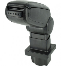 Cotiera auto compatibila cu SKODA OCTAVIA II 2004-2010, Negru, Imitatie piele, Lichidare stoc! - Img 2