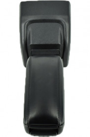 Cotiera auto dedicata Ford Focus II 2005-2011, negru, imitatie de piele - Img 3