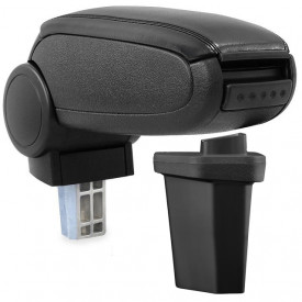 Cotiera auto Hyundai i20 II 2015-2020, negru, imitatie de piele